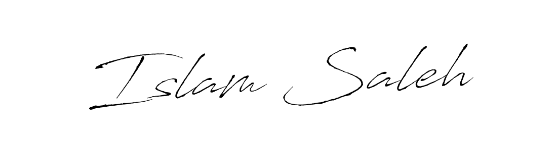 The best way (Antro_Vectra) to make a short signature is to pick only two or three words in your name. The name Islam Saleh include a total of six letters. For converting this name. Islam Saleh signature style 6 images and pictures png