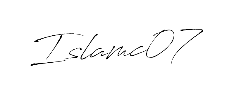 Here are the top 10 professional signature styles for the name Islamc07. These are the best autograph styles you can use for your name. Islamc07 signature style 6 images and pictures png