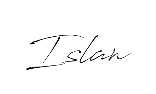 It looks lik you need a new signature style for name Islan. Design unique handwritten (Antro_Vectra) signature with our free signature maker in just a few clicks. Islan signature style 6 images and pictures png