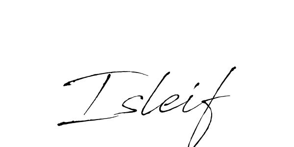 Isleif stylish signature style. Best Handwritten Sign (Antro_Vectra) for my name. Handwritten Signature Collection Ideas for my name Isleif. Isleif signature style 6 images and pictures png