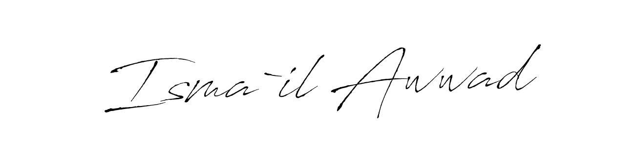 Best and Professional Signature Style for Isma`il Awwad. Antro_Vectra Best Signature Style Collection. Isma`il Awwad signature style 6 images and pictures png