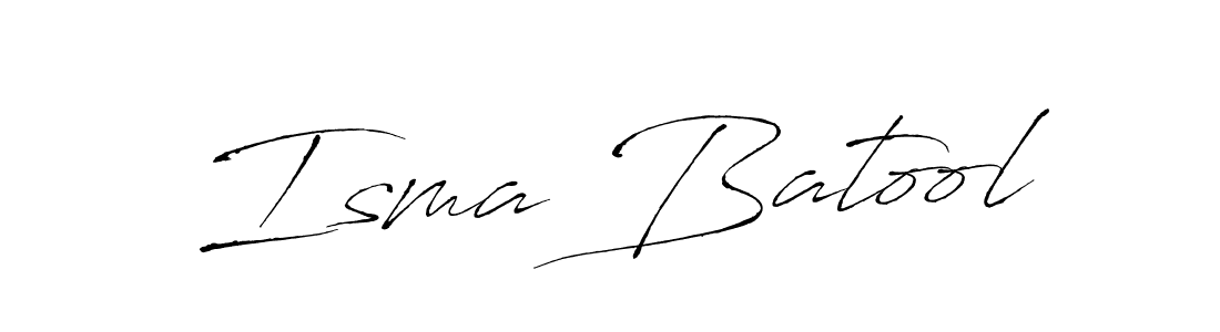 Also we have Isma Batool name is the best signature style. Create professional handwritten signature collection using Antro_Vectra autograph style. Isma Batool signature style 6 images and pictures png