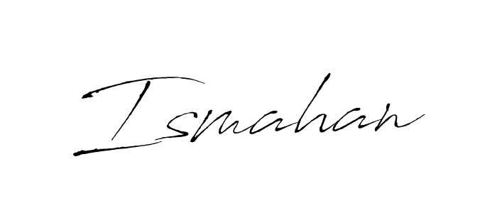 Similarly Antro_Vectra is the best handwritten signature design. Signature creator online .You can use it as an online autograph creator for name Ismahan. Ismahan signature style 6 images and pictures png