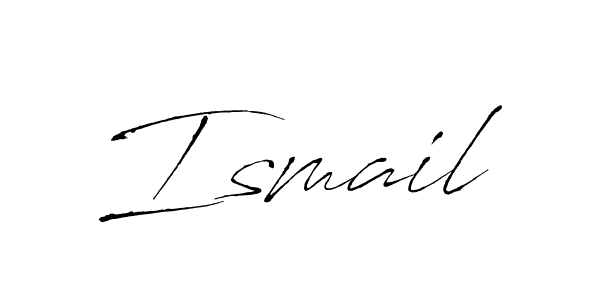 How to make Ismail signature? Antro_Vectra is a professional autograph style. Create handwritten signature for Ismail name. Ismail signature style 6 images and pictures png