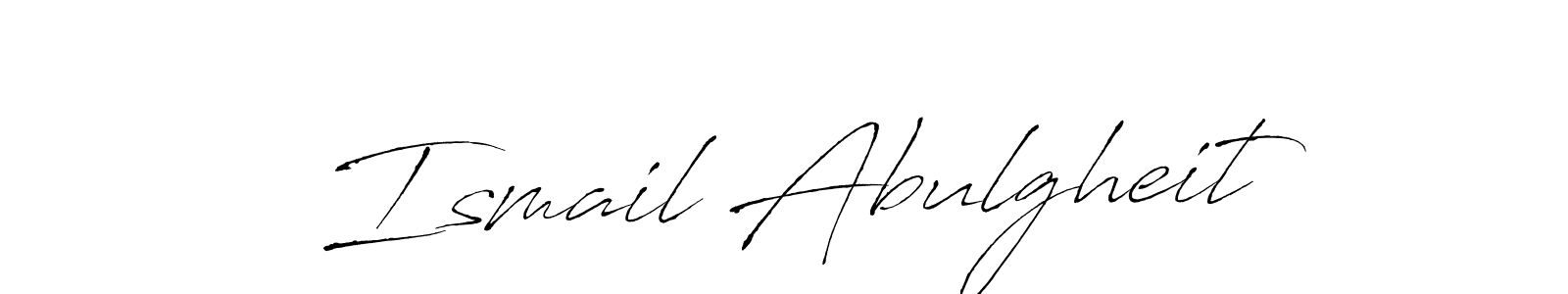 Antro_Vectra is a professional signature style that is perfect for those who want to add a touch of class to their signature. It is also a great choice for those who want to make their signature more unique. Get Ismail Abulgheit name to fancy signature for free. Ismail Abulgheit signature style 6 images and pictures png
