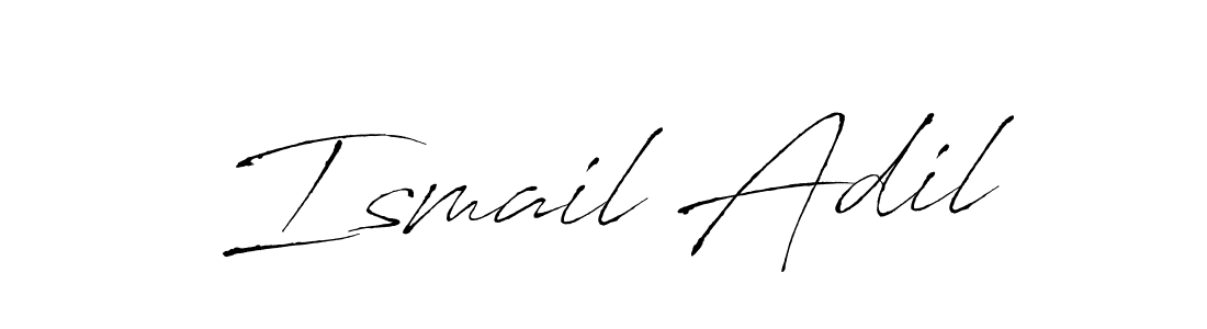How to make Ismail Adil signature? Antro_Vectra is a professional autograph style. Create handwritten signature for Ismail Adil name. Ismail Adil signature style 6 images and pictures png