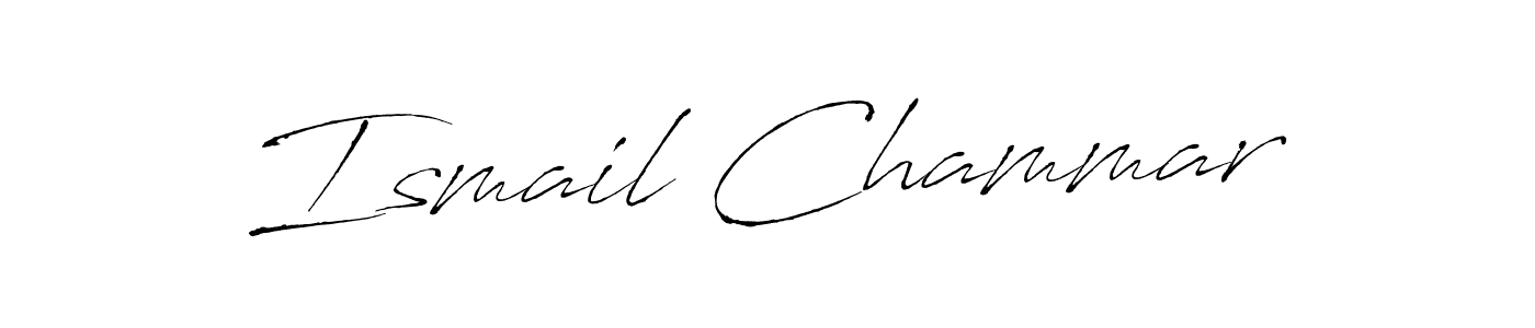 Make a beautiful signature design for name Ismail Chammar. Use this online signature maker to create a handwritten signature for free. Ismail Chammar signature style 6 images and pictures png