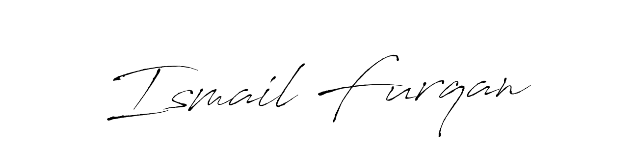 Also we have Ismail Furqan name is the best signature style. Create professional handwritten signature collection using Antro_Vectra autograph style. Ismail Furqan signature style 6 images and pictures png