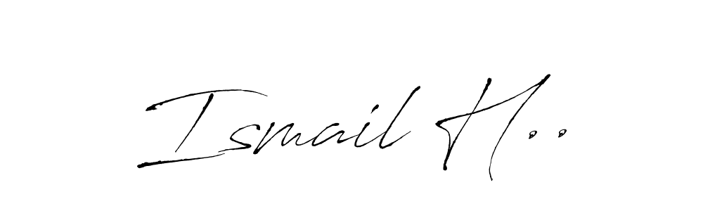 Once you've used our free online signature maker to create your best signature Antro_Vectra style, it's time to enjoy all of the benefits that Ismail H.. name signing documents. Ismail H.. signature style 6 images and pictures png