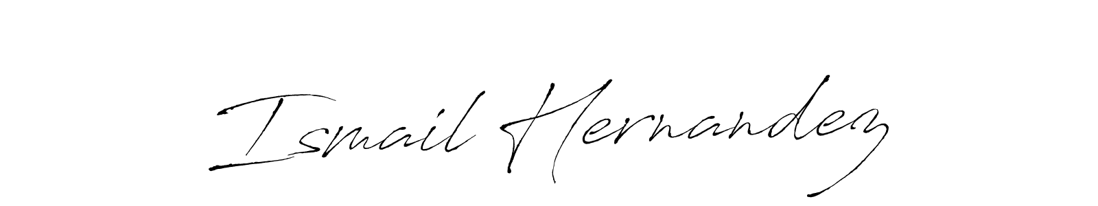 Ismail Hernandez stylish signature style. Best Handwritten Sign (Antro_Vectra) for my name. Handwritten Signature Collection Ideas for my name Ismail Hernandez. Ismail Hernandez signature style 6 images and pictures png