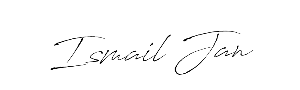 Ismail Jan stylish signature style. Best Handwritten Sign (Antro_Vectra) for my name. Handwritten Signature Collection Ideas for my name Ismail Jan. Ismail Jan signature style 6 images and pictures png