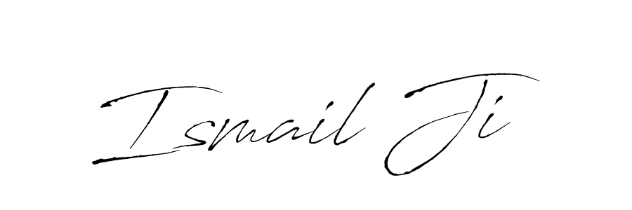 You should practise on your own different ways (Antro_Vectra) to write your name (Ismail Ji) in signature. don't let someone else do it for you. Ismail Ji signature style 6 images and pictures png