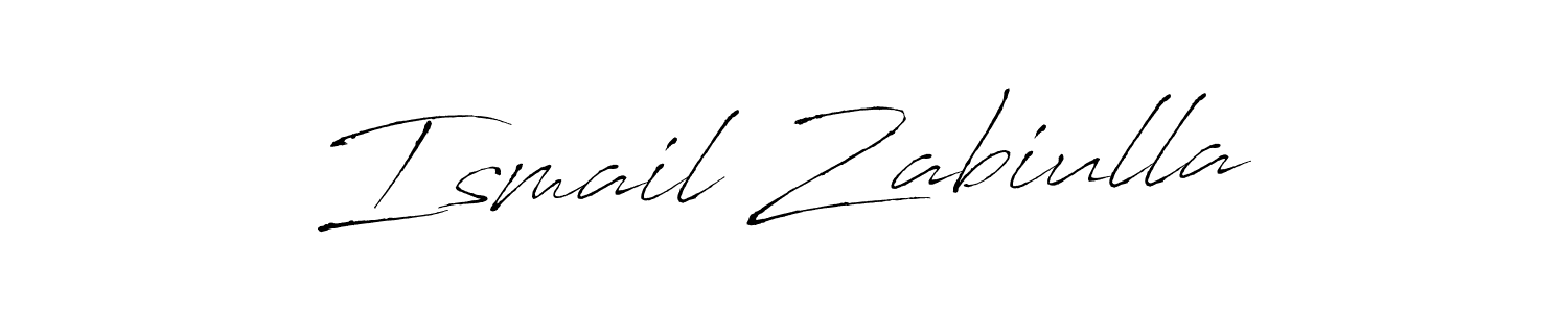 Make a short Ismail Zabiulla signature style. Manage your documents anywhere anytime using Antro_Vectra. Create and add eSignatures, submit forms, share and send files easily. Ismail Zabiulla signature style 6 images and pictures png