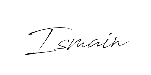Antro_Vectra is a professional signature style that is perfect for those who want to add a touch of class to their signature. It is also a great choice for those who want to make their signature more unique. Get Ismain name to fancy signature for free. Ismain signature style 6 images and pictures png