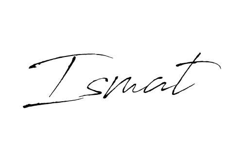 if you are searching for the best signature style for your name Ismat. so please give up your signature search. here we have designed multiple signature styles  using Antro_Vectra. Ismat signature style 6 images and pictures png