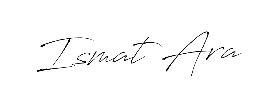 Also You can easily find your signature by using the search form. We will create Ismat Ara name handwritten signature images for you free of cost using Antro_Vectra sign style. Ismat Ara signature style 6 images and pictures png