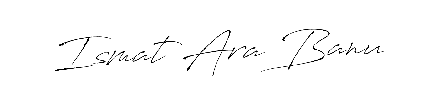 Also You can easily find your signature by using the search form. We will create Ismat Ara Banu name handwritten signature images for you free of cost using Antro_Vectra sign style. Ismat Ara Banu signature style 6 images and pictures png