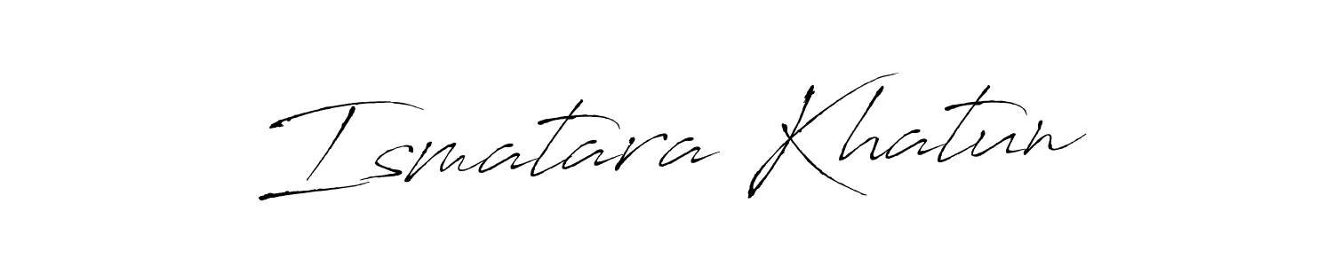 The best way (Antro_Vectra) to make a short signature is to pick only two or three words in your name. The name Ismatara Khatun include a total of six letters. For converting this name. Ismatara Khatun signature style 6 images and pictures png