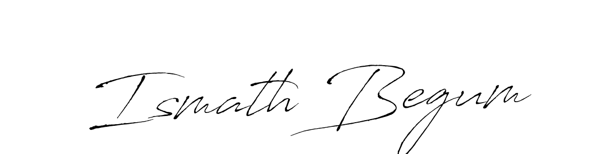 This is the best signature style for the Ismath Begum name. Also you like these signature font (Antro_Vectra). Mix name signature. Ismath Begum signature style 6 images and pictures png