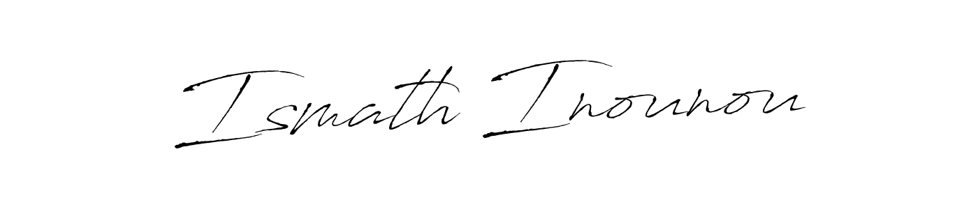 This is the best signature style for the Ismath Inounou name. Also you like these signature font (Antro_Vectra). Mix name signature. Ismath Inounou signature style 6 images and pictures png