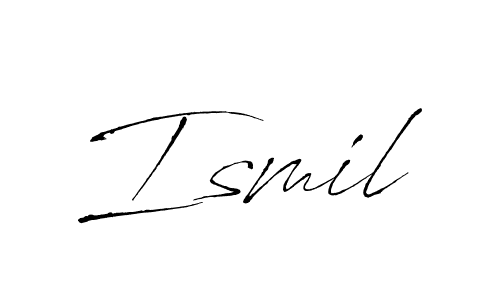 if you are searching for the best signature style for your name Ismil. so please give up your signature search. here we have designed multiple signature styles  using Antro_Vectra. Ismil signature style 6 images and pictures png