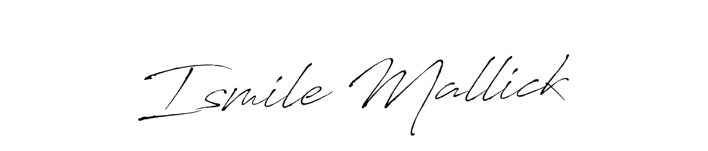 How to Draw Ismile Mallick signature style? Antro_Vectra is a latest design signature styles for name Ismile Mallick. Ismile Mallick signature style 6 images and pictures png