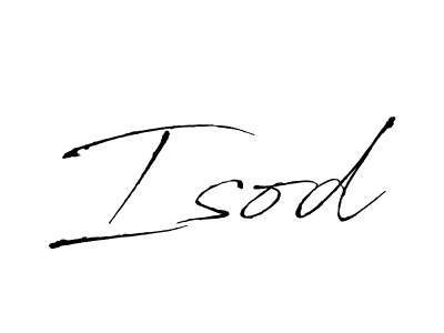 The best way (Antro_Vectra) to make a short signature is to pick only two or three words in your name. The name Isod include a total of six letters. For converting this name. Isod signature style 6 images and pictures png