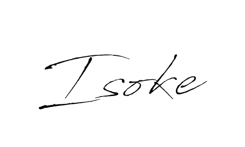 How to make Isoke name signature. Use Antro_Vectra style for creating short signs online. This is the latest handwritten sign. Isoke signature style 6 images and pictures png