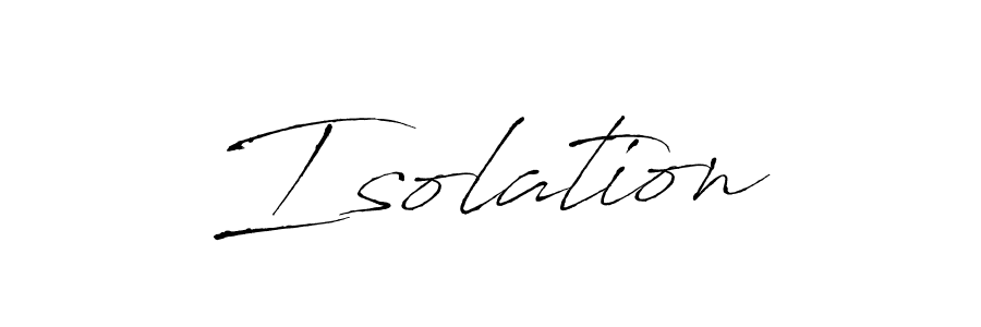 How to make Isolation name signature. Use Antro_Vectra style for creating short signs online. This is the latest handwritten sign. Isolation signature style 6 images and pictures png