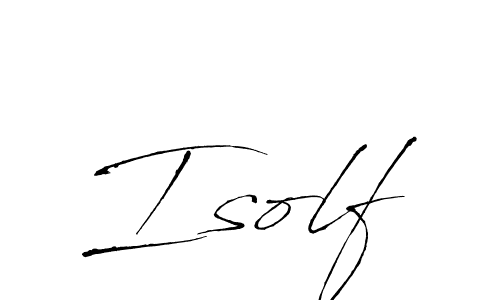 Also we have Isolf name is the best signature style. Create professional handwritten signature collection using Antro_Vectra autograph style. Isolf signature style 6 images and pictures png