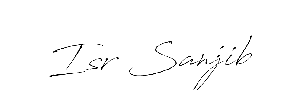 Isr Sanjib stylish signature style. Best Handwritten Sign (Antro_Vectra) for my name. Handwritten Signature Collection Ideas for my name Isr Sanjib. Isr Sanjib signature style 6 images and pictures png