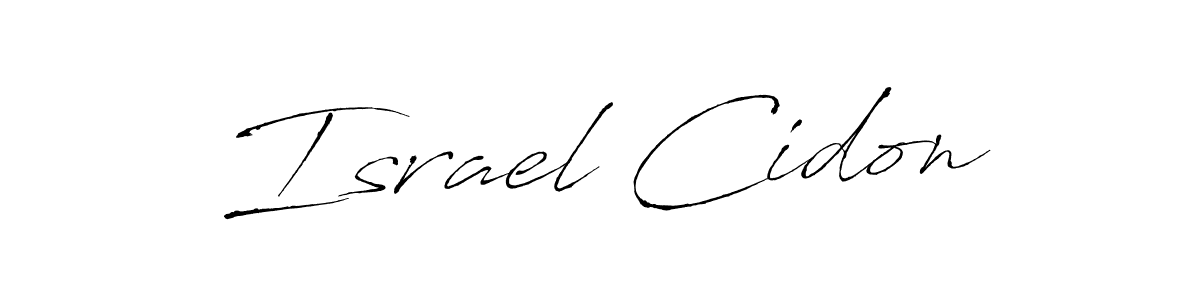 Also You can easily find your signature by using the search form. We will create Israel Cidon name handwritten signature images for you free of cost using Antro_Vectra sign style. Israel Cidon signature style 6 images and pictures png