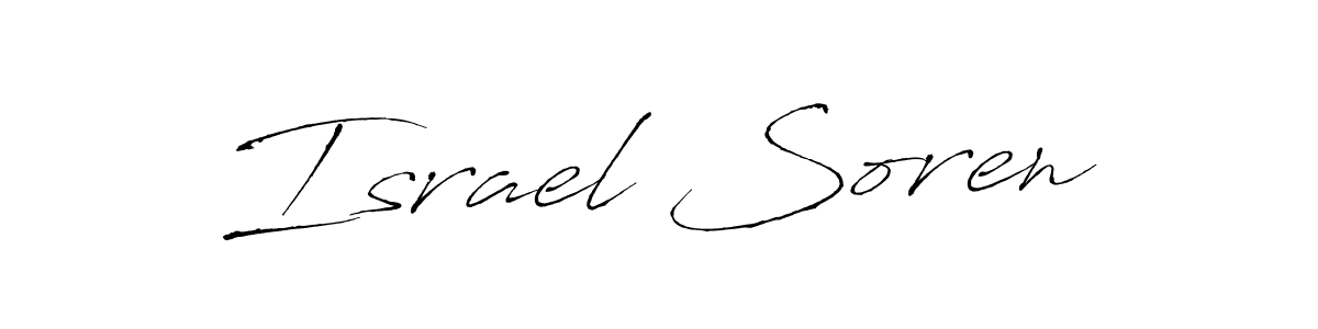 Also You can easily find your signature by using the search form. We will create Israel Soren name handwritten signature images for you free of cost using Antro_Vectra sign style. Israel Soren signature style 6 images and pictures png