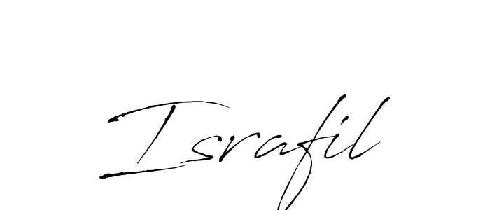 Create a beautiful signature design for name Israfil. With this signature (Antro_Vectra) fonts, you can make a handwritten signature for free. Israfil signature style 6 images and pictures png