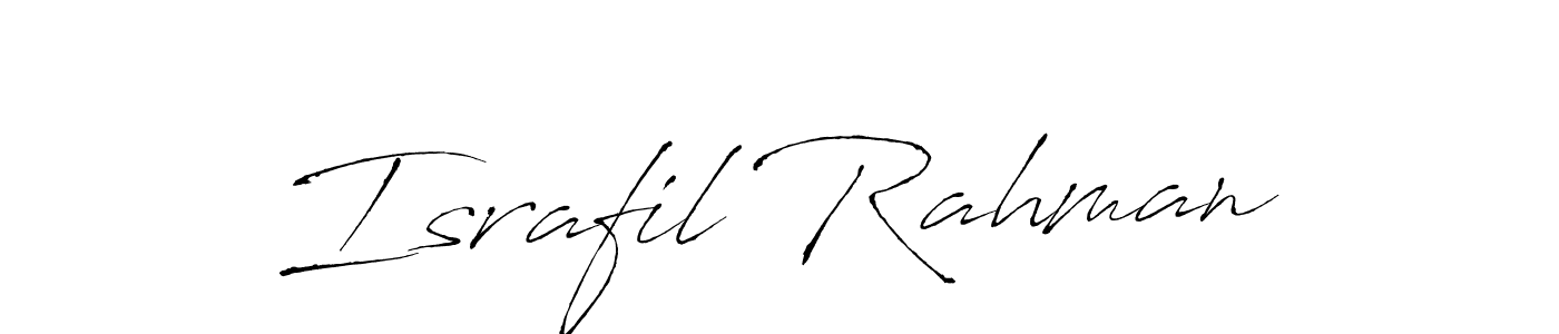 The best way (Antro_Vectra) to make a short signature is to pick only two or three words in your name. The name Israfil Rahman include a total of six letters. For converting this name. Israfil Rahman signature style 6 images and pictures png