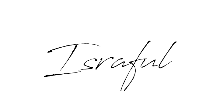 How to make Israful signature? Antro_Vectra is a professional autograph style. Create handwritten signature for Israful name. Israful signature style 6 images and pictures png