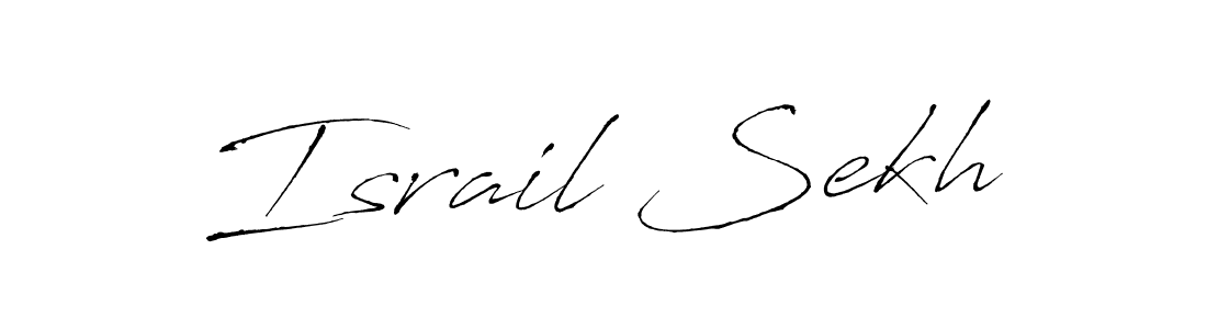 Also we have Israil Sekh name is the best signature style. Create professional handwritten signature collection using Antro_Vectra autograph style. Israil Sekh signature style 6 images and pictures png