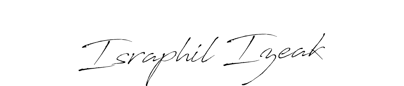 if you are searching for the best signature style for your name Israphil Izeak. so please give up your signature search. here we have designed multiple signature styles  using Antro_Vectra. Israphil Izeak signature style 6 images and pictures png