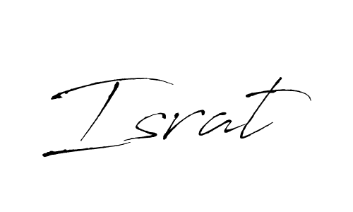 How to make Israt signature? Antro_Vectra is a professional autograph style. Create handwritten signature for Israt name. Israt signature style 6 images and pictures png