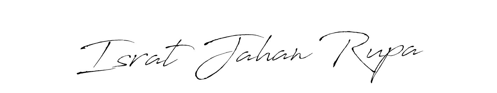 Make a beautiful signature design for name Israt Jahan Rupa. With this signature (Antro_Vectra) style, you can create a handwritten signature for free. Israt Jahan Rupa signature style 6 images and pictures png