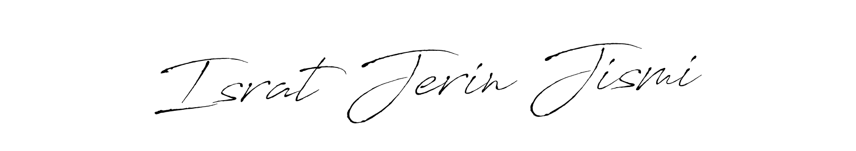 Israt Jerin Jismi stylish signature style. Best Handwritten Sign (Antro_Vectra) for my name. Handwritten Signature Collection Ideas for my name Israt Jerin Jismi. Israt Jerin Jismi signature style 6 images and pictures png