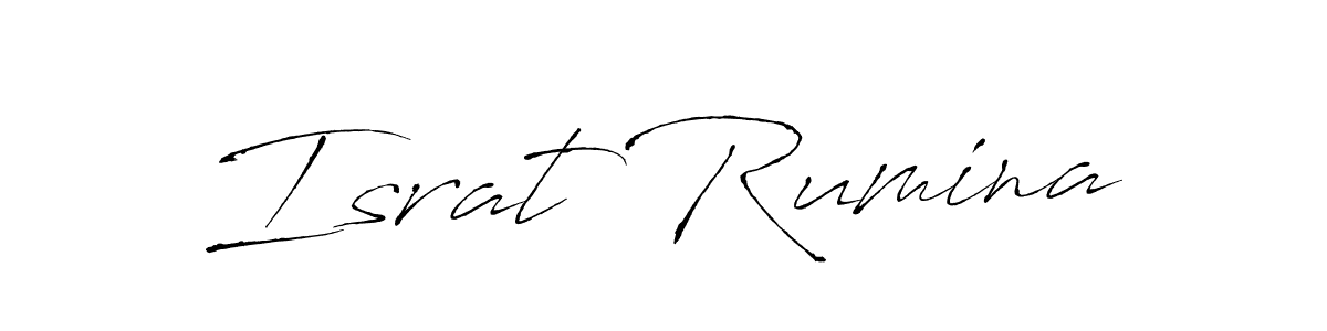 The best way (Antro_Vectra) to make a short signature is to pick only two or three words in your name. The name Israt Rumina include a total of six letters. For converting this name. Israt Rumina signature style 6 images and pictures png