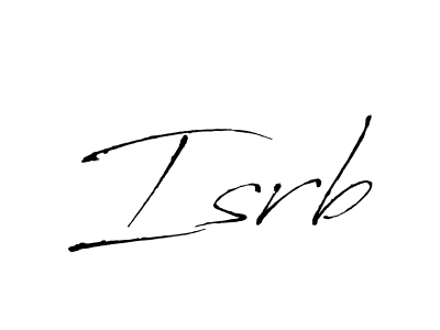 Isrb stylish signature style. Best Handwritten Sign (Antro_Vectra) for my name. Handwritten Signature Collection Ideas for my name Isrb. Isrb signature style 6 images and pictures png