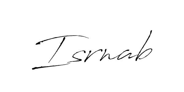 Also we have Isrnab name is the best signature style. Create professional handwritten signature collection using Antro_Vectra autograph style. Isrnab signature style 6 images and pictures png