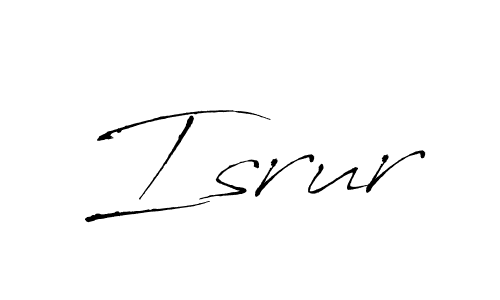Once you've used our free online signature maker to create your best signature Antro_Vectra style, it's time to enjoy all of the benefits that Isrur name signing documents. Isrur signature style 6 images and pictures png