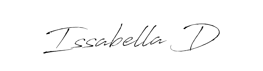 Once you've used our free online signature maker to create your best signature Antro_Vectra style, it's time to enjoy all of the benefits that Issabella D name signing documents. Issabella D signature style 6 images and pictures png