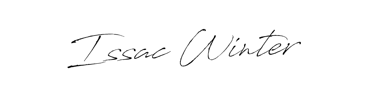 Use a signature maker to create a handwritten signature online. With this signature software, you can design (Antro_Vectra) your own signature for name Issac Winter. Issac Winter signature style 6 images and pictures png