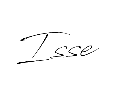 Also we have Isse name is the best signature style. Create professional handwritten signature collection using Antro_Vectra autograph style. Isse signature style 6 images and pictures png