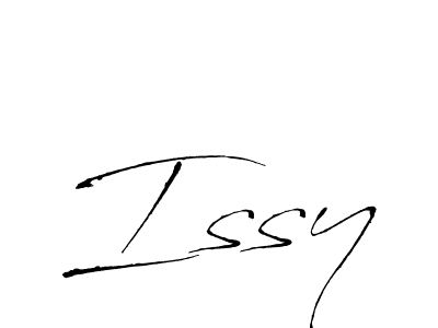 Make a beautiful signature design for name Issy. With this signature (Antro_Vectra) style, you can create a handwritten signature for free. Issy signature style 6 images and pictures png