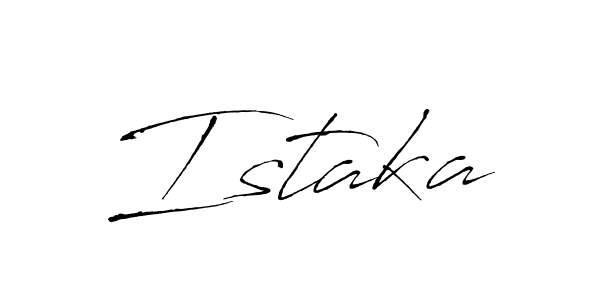 You should practise on your own different ways (Antro_Vectra) to write your name (Istaka) in signature. don't let someone else do it for you. Istaka signature style 6 images and pictures png